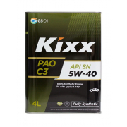 Купить KIXX L209244TE1 Масло моторное Kixx PAO 5w-40 API SN/CF, ACEA C3 4л L209244TE1