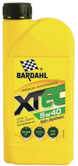 Купить запчасть BARDAHL - 36341 Масло моторное синтетическое BARDAHL XTEC 5W-40 1л 36341