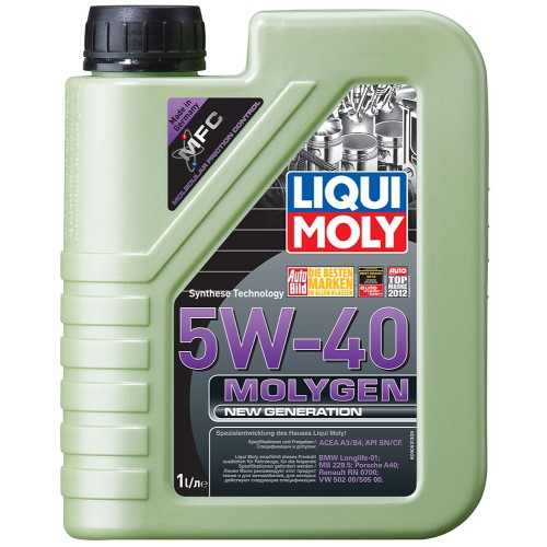 Купить запчасть LIQUI MOLY - 9053 Масло моторное 5W-40 1л "Molygen New Generation" (синтетика)