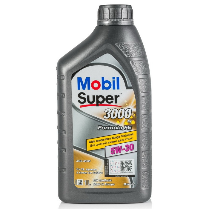 Купить запчасть MOBIL - 152565 Масло моторное Mobil Super 3000 X1 Formula FE 5W-30 1л (151522, 151520) 152565