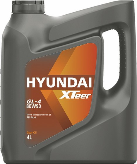 Купить запчасть HYUNDAI XTEER - 1041421 Трансмиссионное масло Xteer Gear Oil-4 80W-90 4л 1041421