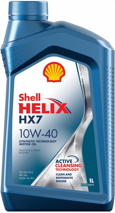 Купить запчасть SHELL - 550051574 Масло моторное полусинтетическое Helix HX7 10W-40 1л (550046365) 550051574