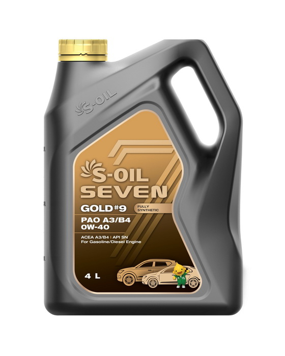 Купить запчасть S-OIL SEVEN - E107748 GOLD #9 PAO A3/B4 0W-40