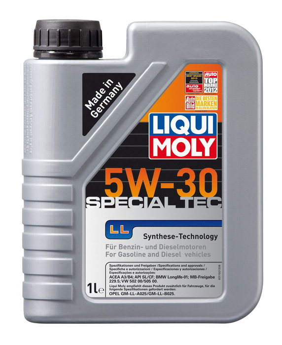 Купить запчасть LIQUI MOLY - 8054 НС-синт. мот.масло Special Tec LL 5W-30 CF/SL A3/B4 (1л) 8054