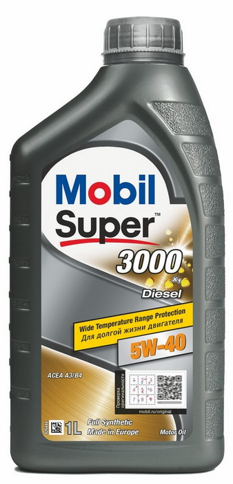 Купить запчасть MOBIL - 152573 Масло моторное синтетическое Super 3000 X1 Diesel 5W-40, 1л 152573