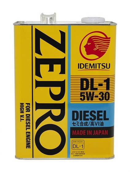 Купить запчасть IDEMITSU - 2156-004 Моторное масло IDEMITSU ZEPRO DIESEL DL-1 5W-30 ACEA C2-08 (4л) 2156-004