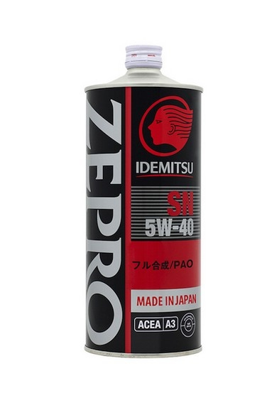 Купить запчасть IDEMITSU - 3585-001 Моторное масло IDEMITSU ZEPRO RACING SN 5W-40 (1л) 3585-001