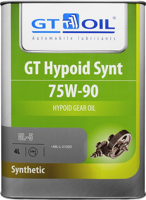 Купить запчасть GT OIL - 8809059407875 Трансмиссионное масло  GT Hypoid Synt, 4л