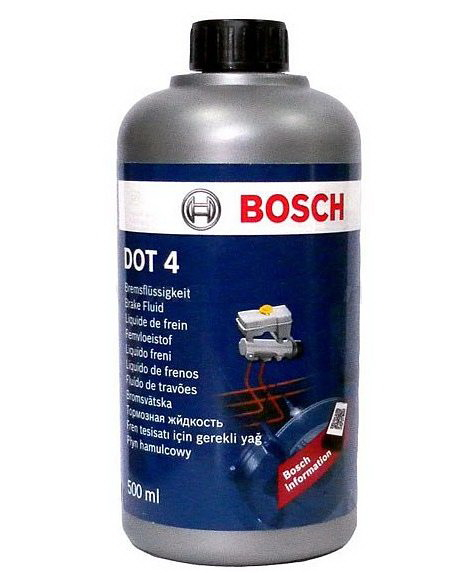 Купить запчасть Bosch - 1987479106 Жидкость тормозная DOT4, 0.5л Жидкость тормозная
