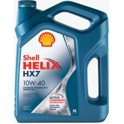 Купить запчасть SHELL - 550051575 Масло моторное полусинтетическое Helix HX7 10W-40 4л (550046360) 550051575
