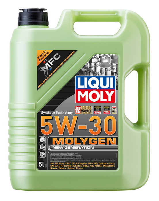 Купить запчасть LIQUI MOLY - 9043 НС-синт. мот.масло Molygen New Generation 5W-30 (5л) 9043