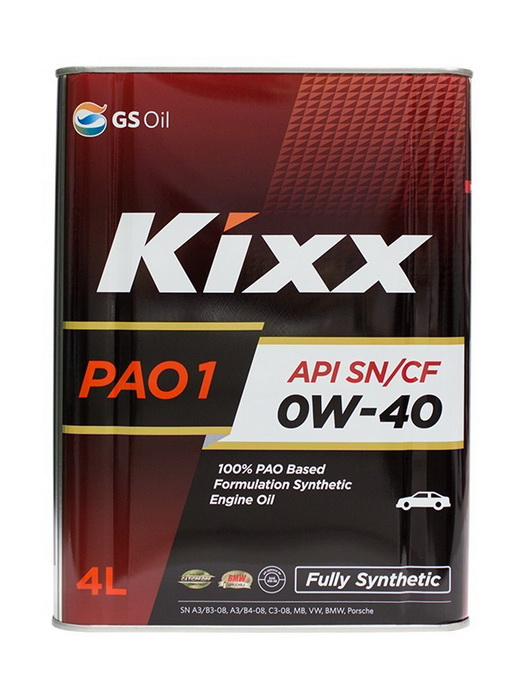 Купить запчасть KIXX - L208444TE1 Масло моторное Kixx PAO 1 0w-40 API SN, ACEA A3/B4/C3 4л L208444TE1