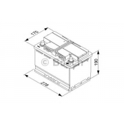Купить запчасть BOSCH - 0092T30080 Аккумулятор