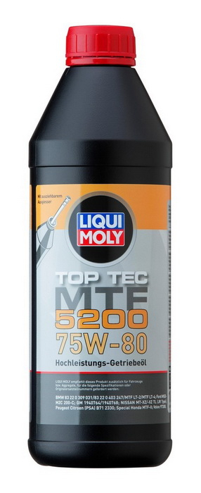 Купить запчасть LIQUI MOLY - 20845 LIQUI MOLY Top Tec MTF 5200 75W-80