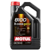 Купить запчасть MOTUL - 109775 Моторное масло 8100 X-cess GEN2 5W-40 4л (104256,111858) 109775