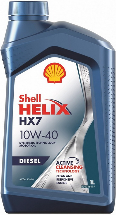 Купить запчасть SHELL - 550046357 Масло моторное полусинтетическое Helix Diesel HX7 10W-40 1л 550046357