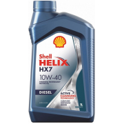 Купить запчасть SHELL - 550046357 Масло моторное полусинтетическое Helix Diesel HX7 10W-40 1л 550046357