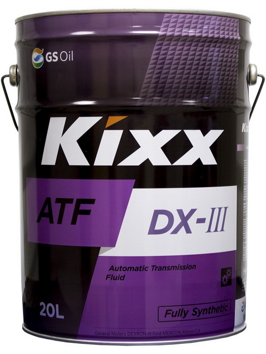 Купить запчасть KIXX - L2509P20E1 Масло трансмиссионное Kixx ATF DX-III 20л (L2509P20K1) L2509P20E1