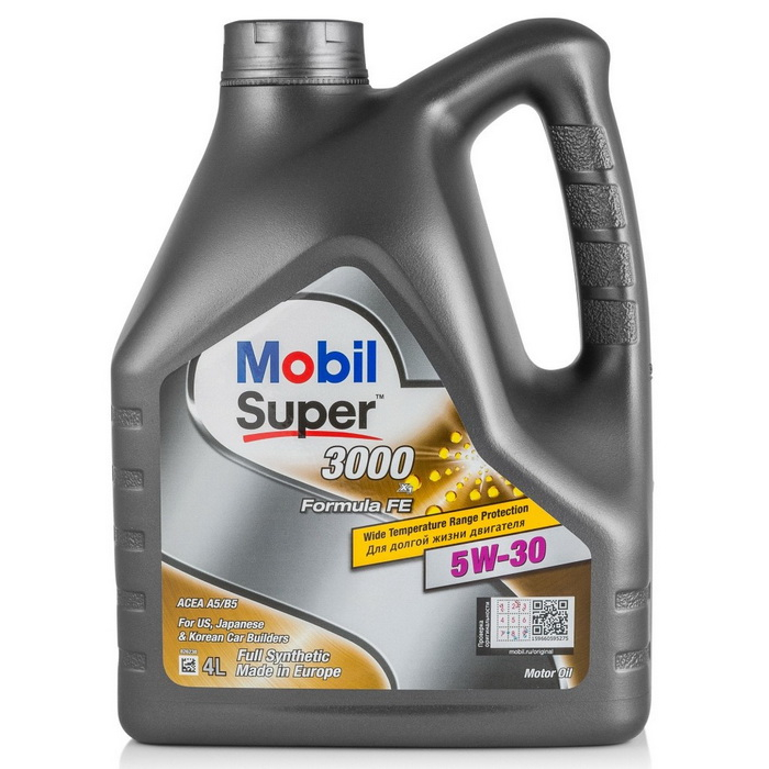 Купить запчасть MOBIL - 152564 Масло моторное Mobil Super 3000 X1 Formula FE 5W-30 4л (151527, 151526) 152564