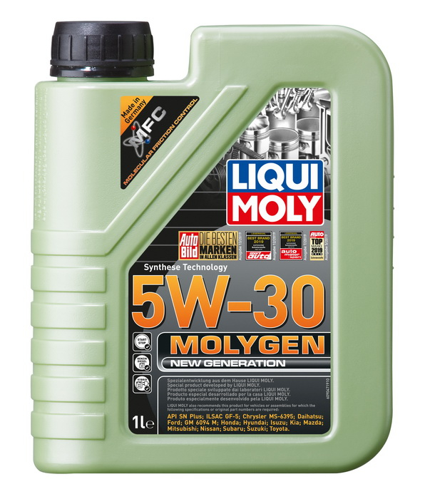 Купить запчасть LIQUI MOLY - 9041 Масло моторное 5W-30 1л "Molygen New Generation" (синтетика) 