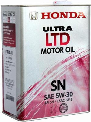 Купить запчасть Honda - 0821899974 Масло моторное полусинтетическое Ultra LTD SN 5W-30, 4л