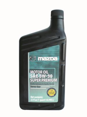 Купить запчасть MAZDA - 0000775W30QT Масло моторное полусинтетическое Mazda Super Premium SAE 5W-30, 1л / 0000775W-30QT