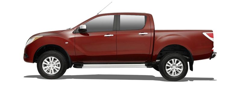 Изображение автомобиля MAZDA BT-50 c бортовой платформой/ходовая часть (B22, B32, UP, UR)