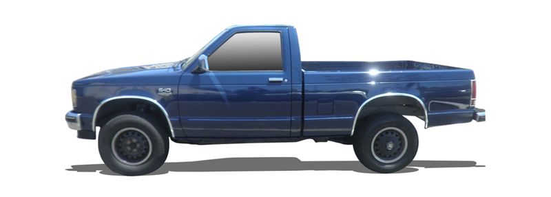Изображение автомобиля CHEVROLET S10 c бортовой платформой/ходовая часть